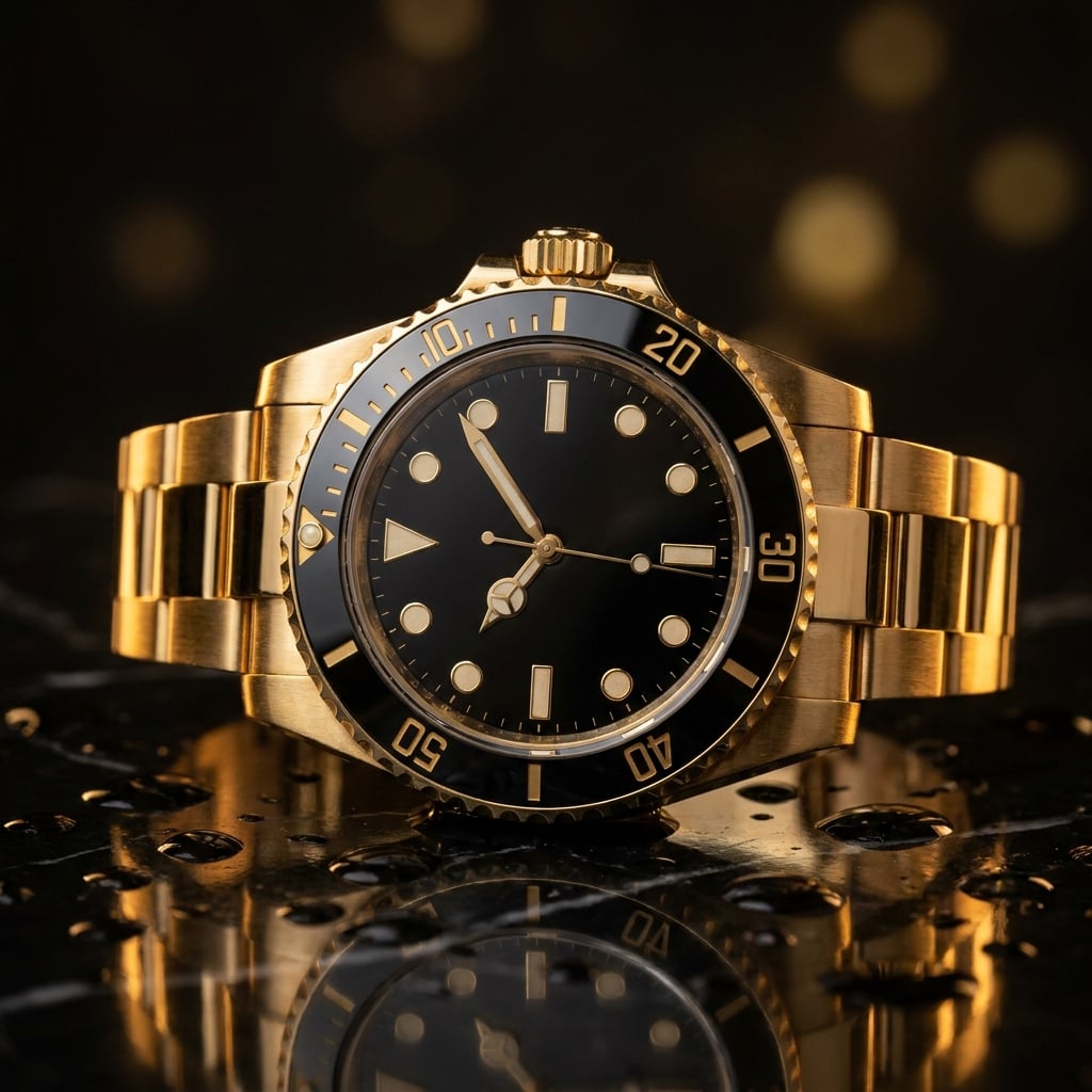 18ct Gold Diver Watch or £18,000 Cash